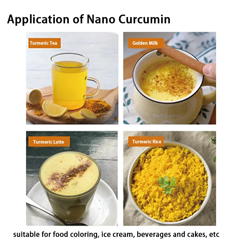 Nano Turmeric Extract  nano Curcumin powder turmeric curcumin powder liposome