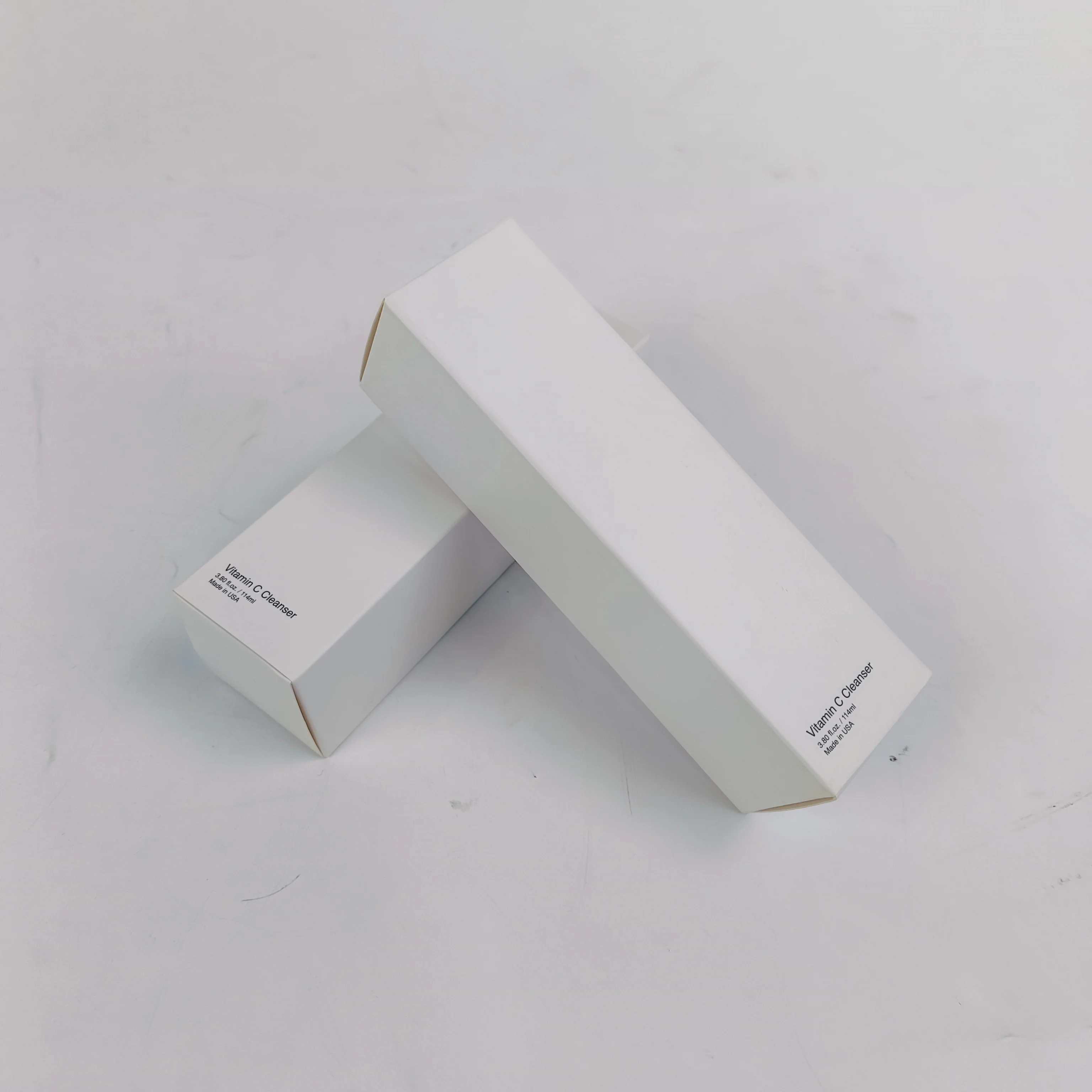 Factory Batch custom printing logo packaging gift skin product white black recycly neutral small kraft cardboard paper boxes