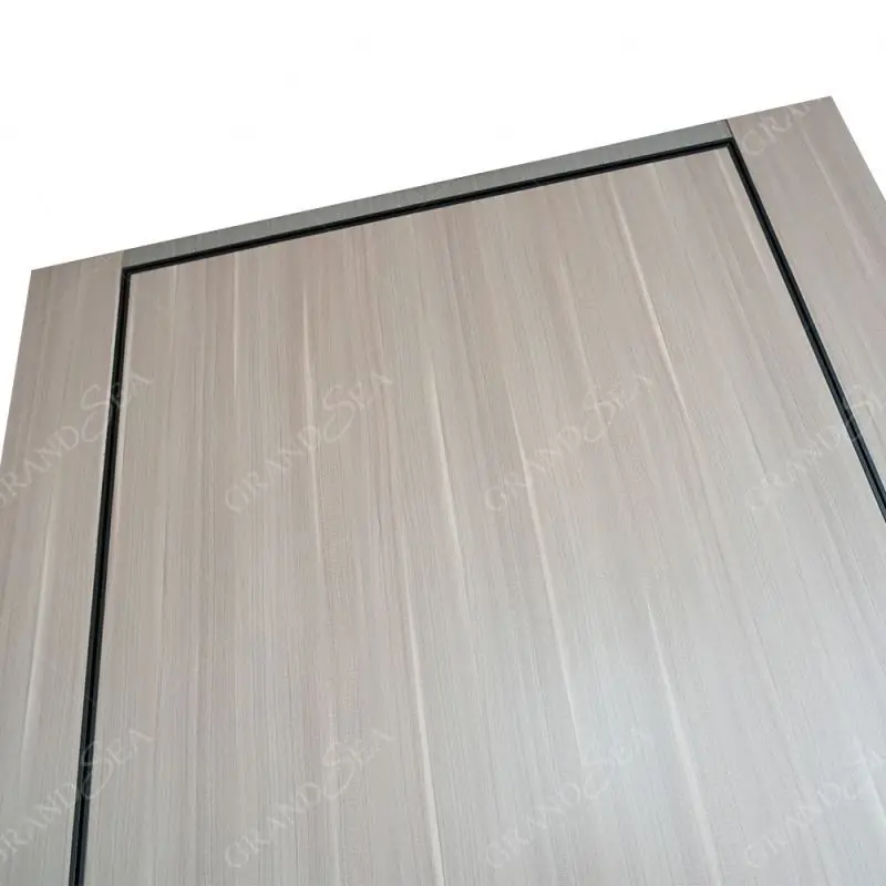 Inexpensive Customized Hidden Wood Grain Invisible Wooden Door For Living Room Cheap Price Interior Solid Wood Invisible Door