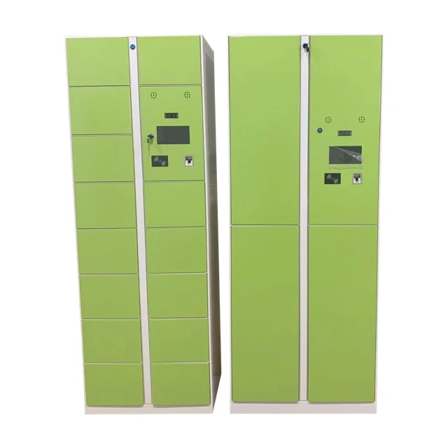 Corrosion-resistant stainless steel smart storage lockers Luggage lockers support multiple language systems
