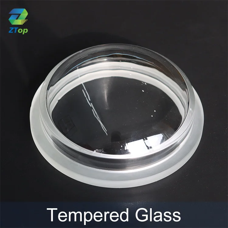 Deep Sea Water Camera BK7 Optical Dome Glass Cover with Flange