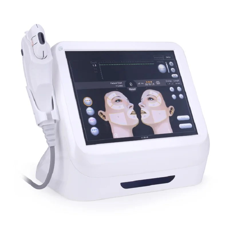 Portable home HIFU wrinkle removal and anti-aging machine HIFU skin tightening machine used in beauty salons for facial machine