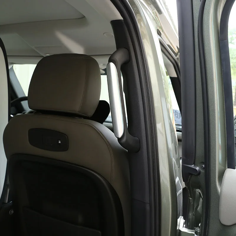 Автомобильные аксессуары для Land Rover Defender 110 130 2020 ABS дубовая зернистая Автомобильная Задняя ручка Декоративная полоса наклейки автомобильные товары