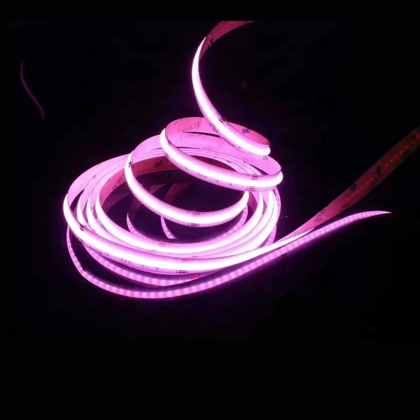 RGBW 784leds 24V 12mm 19W Flexible RGBW 5050 Cob Led Strip Light For Decoration