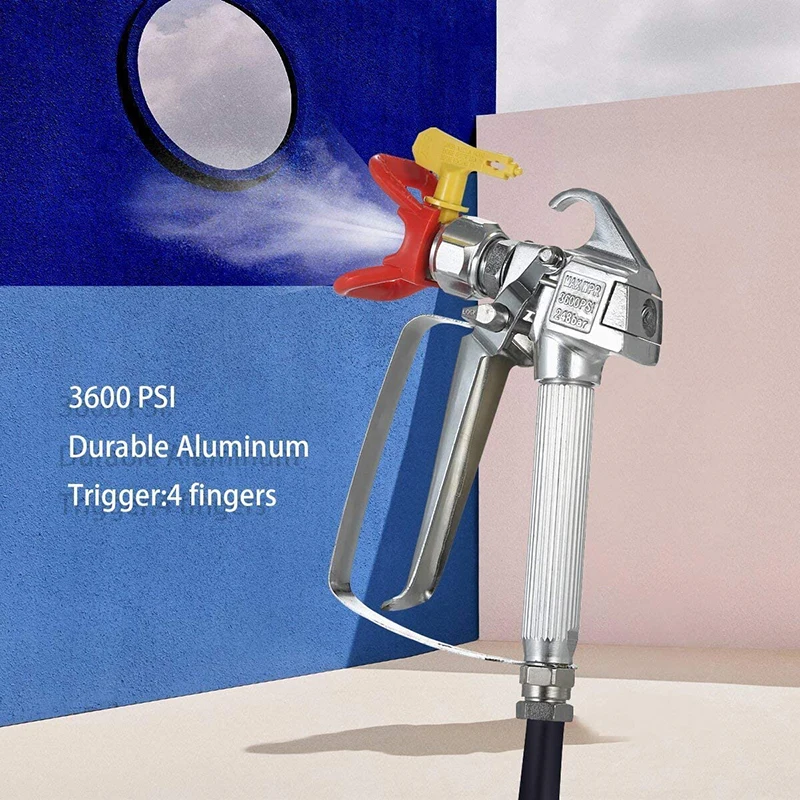 Airless Spray Gun With 517 Tips Nozzle For  High Pressure Airless Paint Sprayer