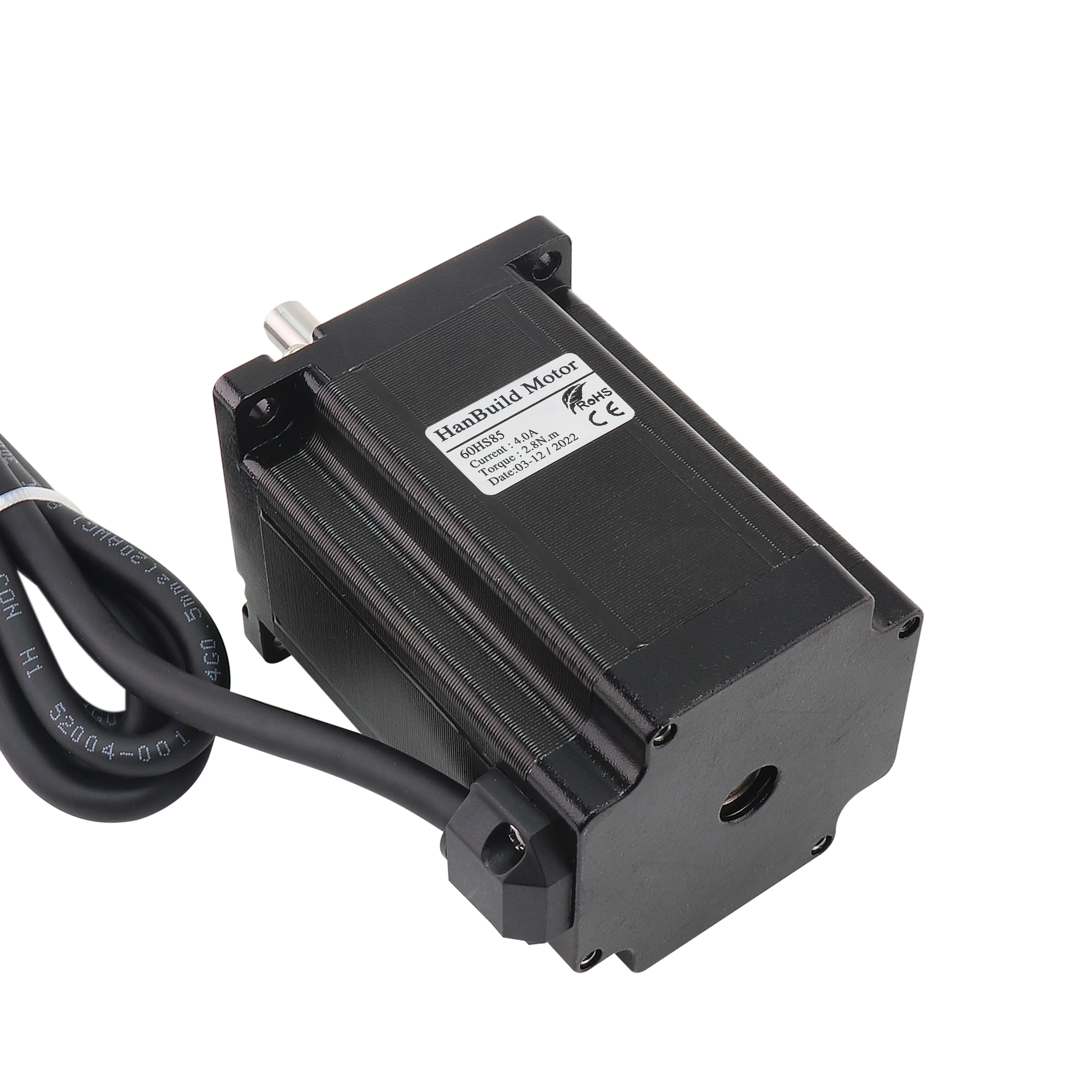 Hanbuild Nema24 шаговый двигатель 4.0A 60HS85 100 Диаметр вала 8 мм подходит для гравировальный станок с ЧПУ 2 фаза 60 24V