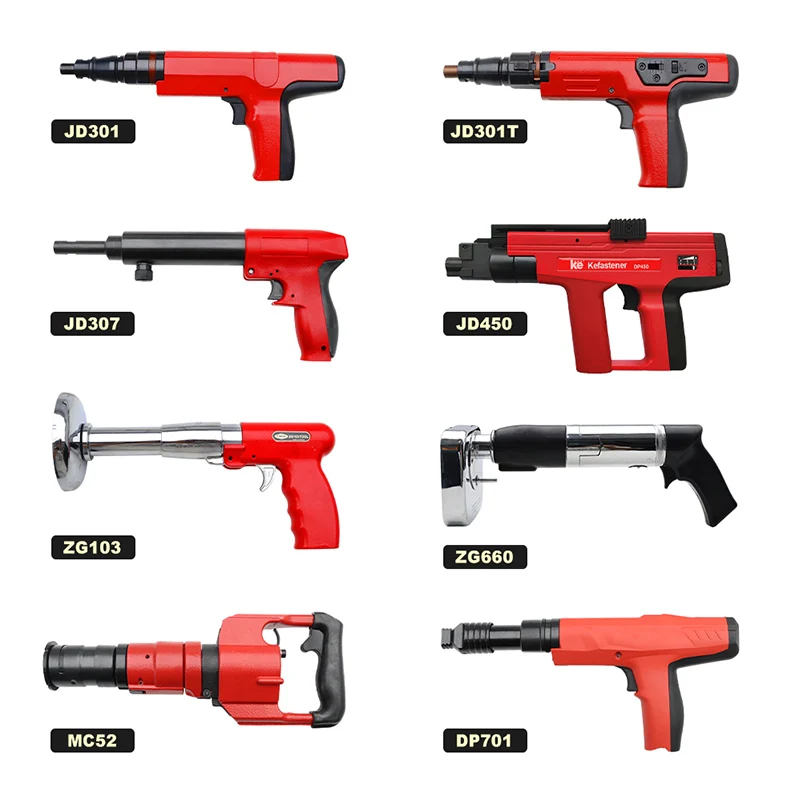 Manufacturer in China Low Price 0.22Cal Powder Actuated Nail Gun with S5 Powder Loads PD Drive Pins Used in Construction Site