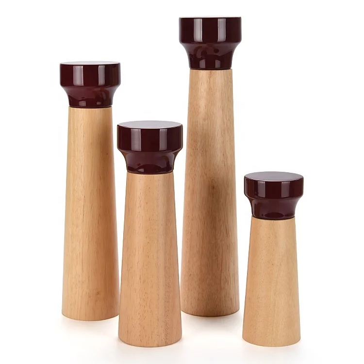 Moulin a Sel Et Poivre Scandinavian Salt And Pepper Grinders Wood Mini Salt And Pepper Grinder Set Factory Bulk Salt Grinders