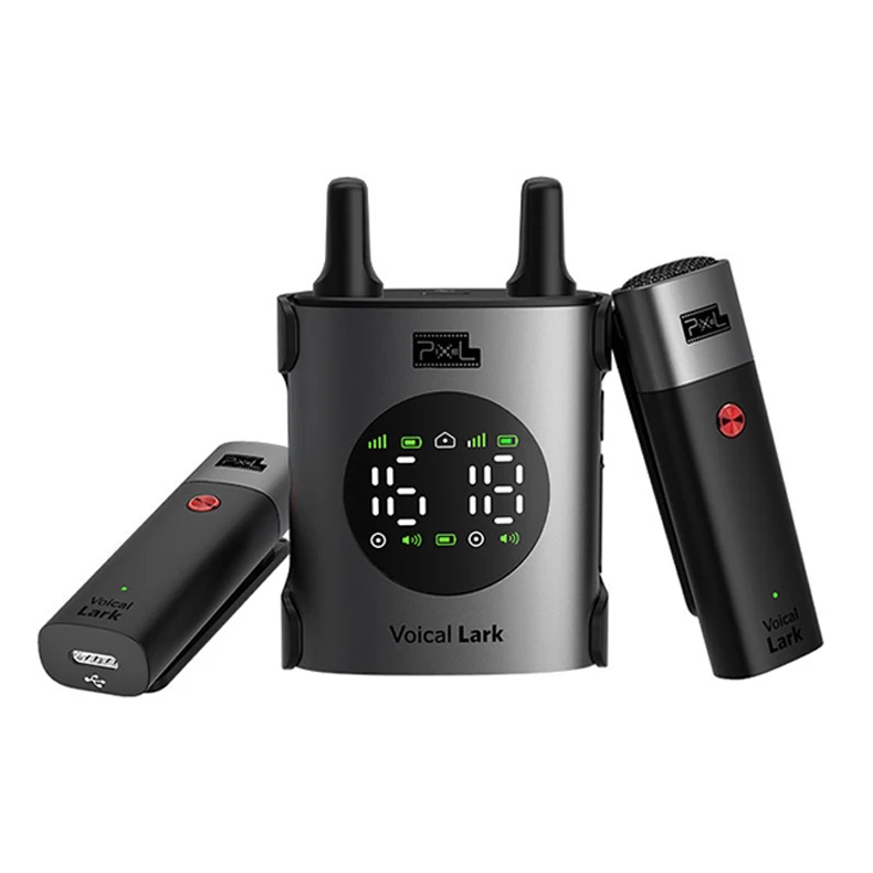 Pixel Voical Lark pixel uhf wireless lavalier microphone system With MEMS microphone condenser