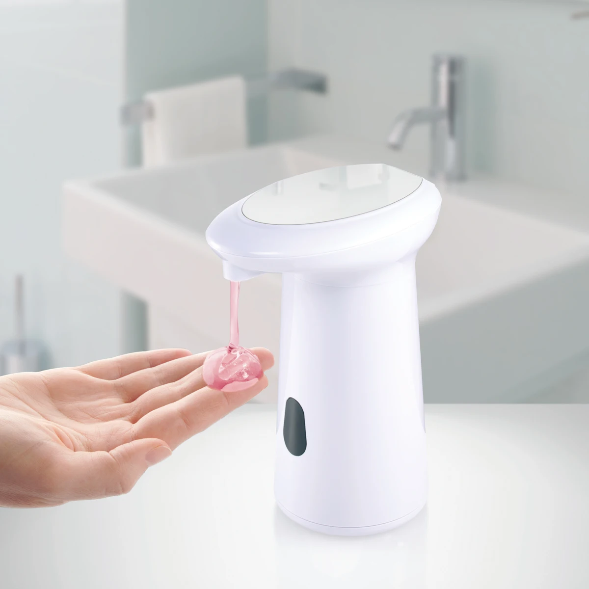 LCD Display High Quality Smart Sensor Touch Free Automatic For Home Bathroom Liquid Soap Dispenser