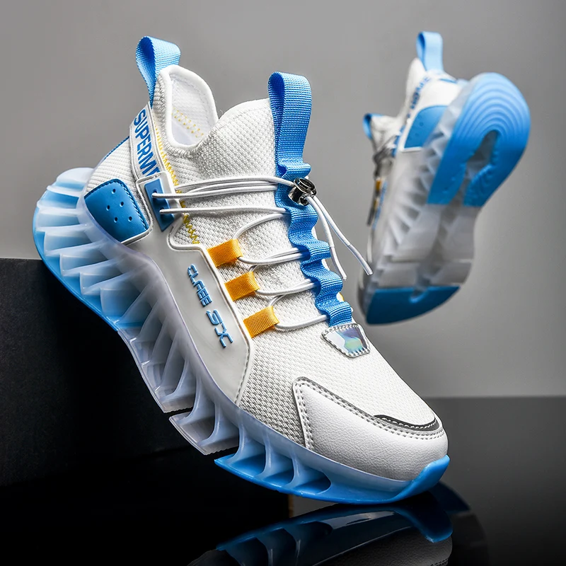 2021 sneaker produced Breathable Light TPU Running Men Shoes heighten shoes for men sport running walking Style Shoes