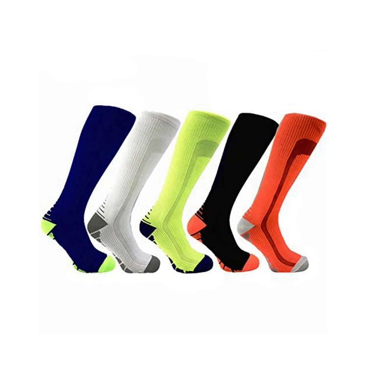 RL-A557 sporty over the knee high long tall workout athletic knee high sports socks
