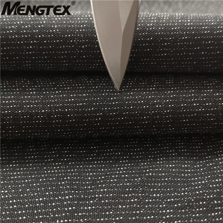 UHMWPE cut resistant fabric surface waterproof woven fabric for backpack lining