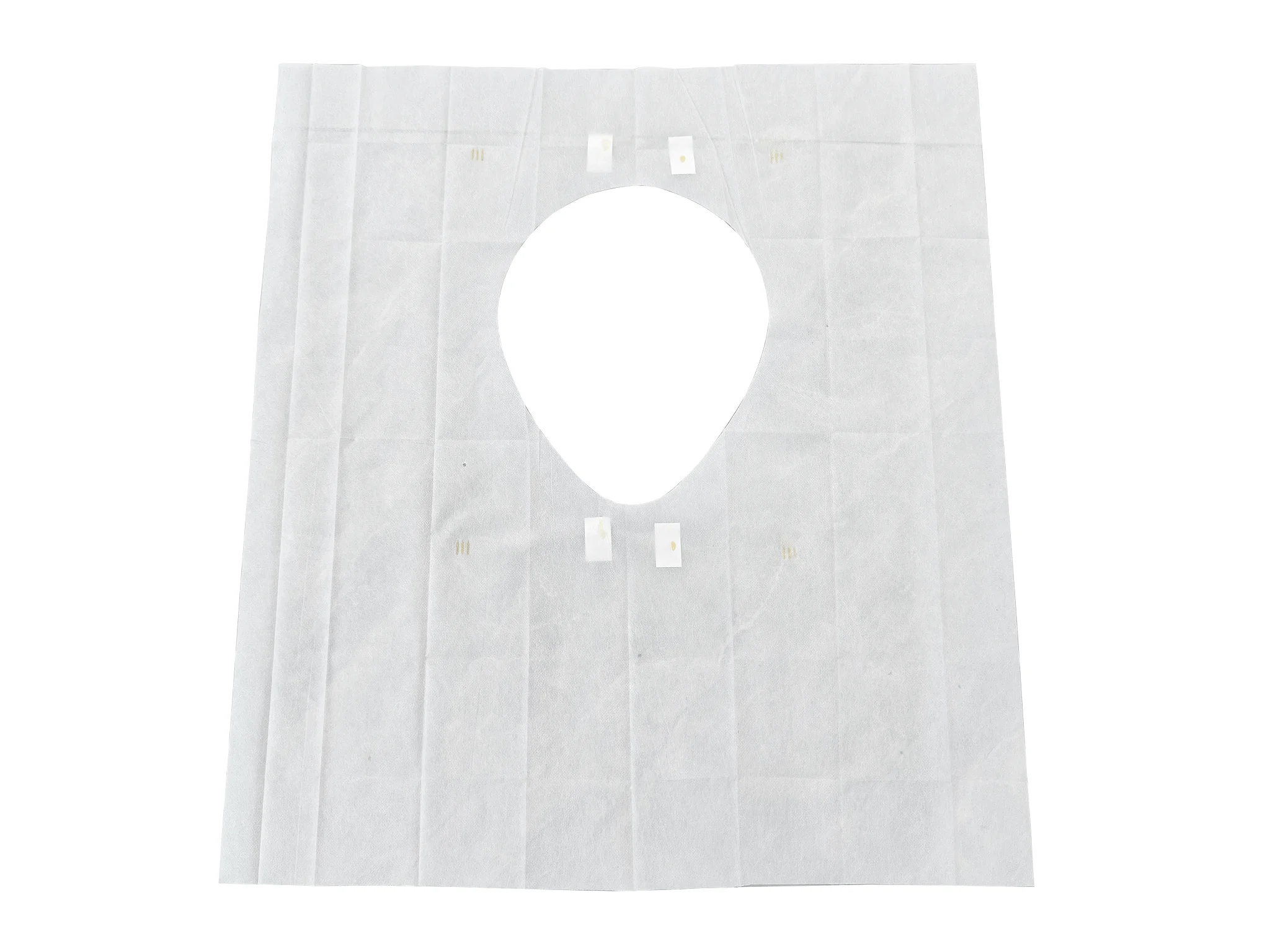 Disposable Non woven toilet seat cover making machine folding machine with easy peel off paper PE toilet cover packing machine