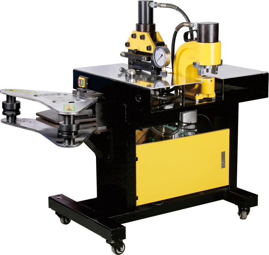 
DHY-401 Four -in-one hydraulic busbar cutting punching bending machine 