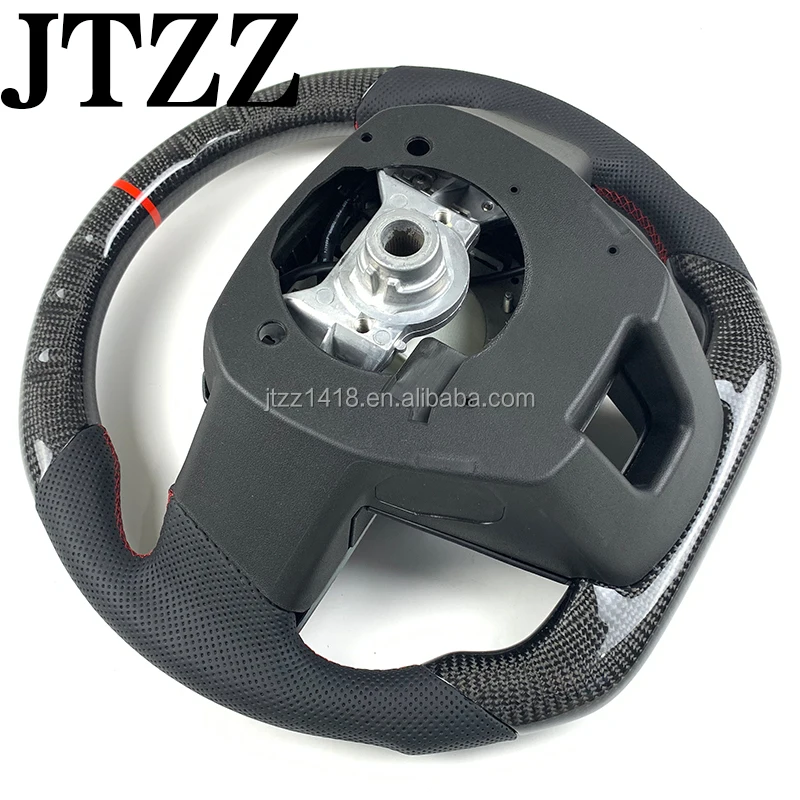 For Toyota LC300 500 Land Cruiser Prado Sequoia Fortuner 4Runner Highlander Camry Hailax steering wheel carbon fiber