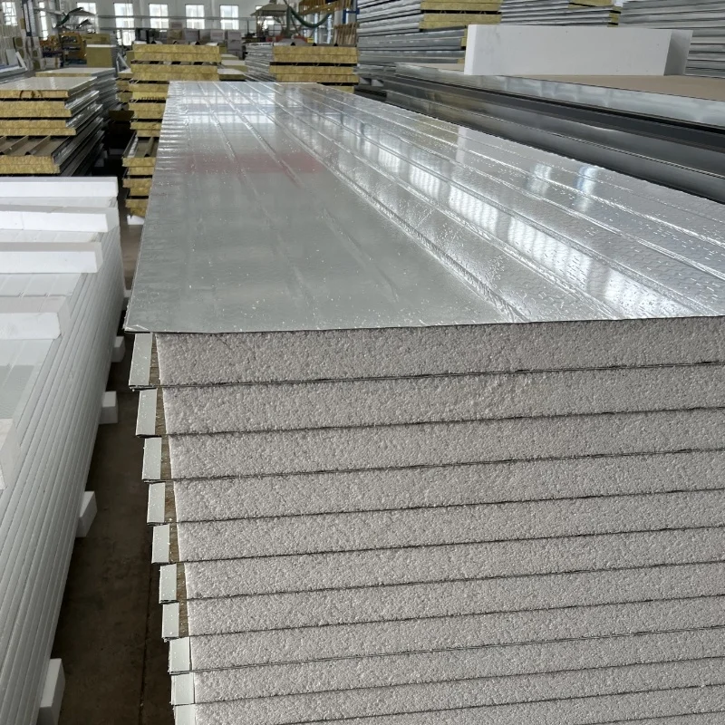 Цветные стальные изолированные сэндвич-панели PIR/PUR/Rock Wool/EPS для крыши и стены холодильной комнаты/склада