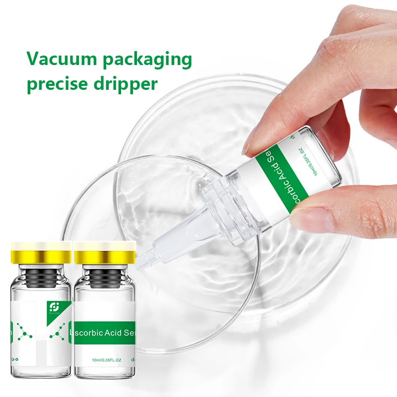 Private Label Moisturizing Whitening Treatment Vitamin C Derma Roller Serum for Micro Needle