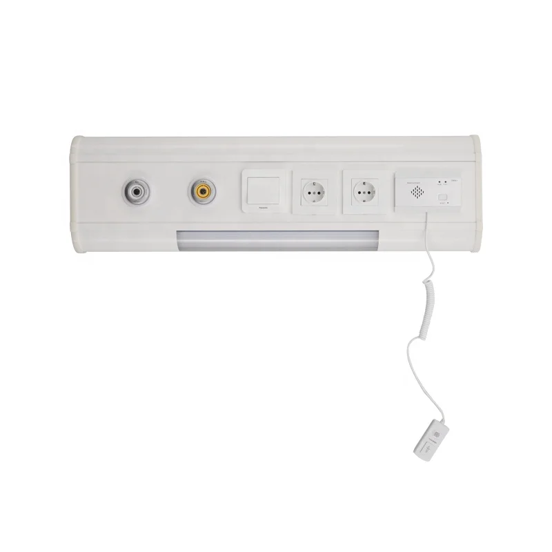 China Manufacturer Horizontal Console NTC200 Medical Bed Head Unit Bed Head Panel For Patient Room Hospital Gas Equipment