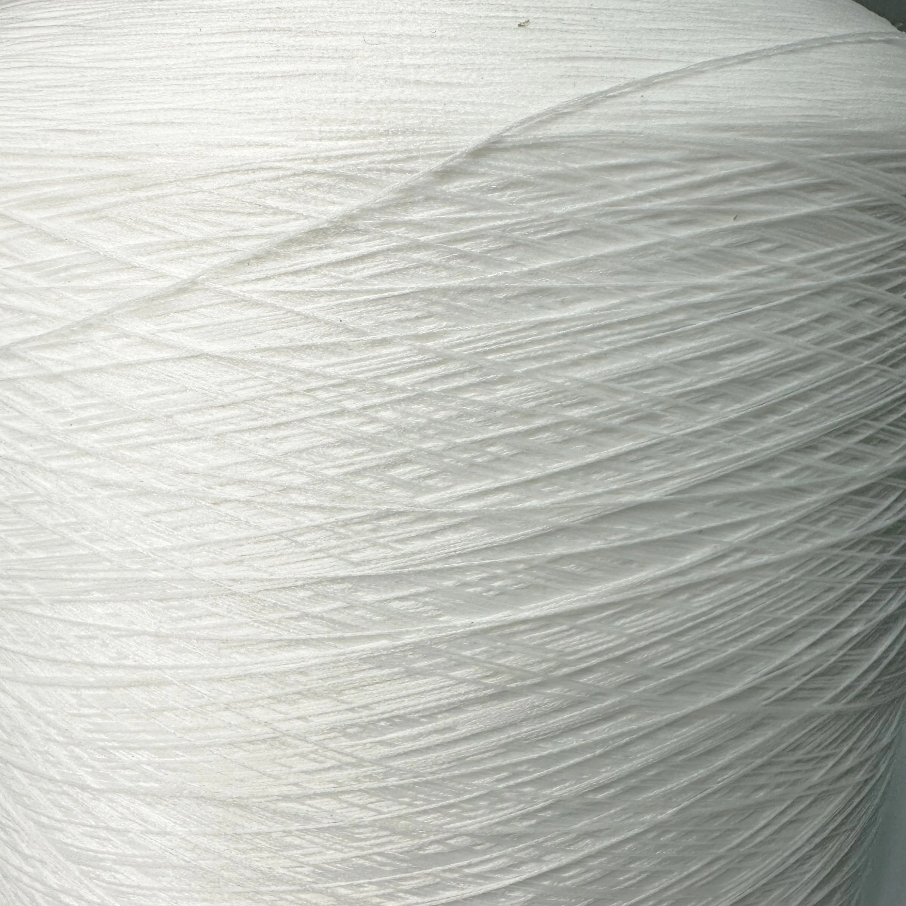 302 303 RSP Raw White 100% Recycled Staple Spun Polyester Sewing Yarn