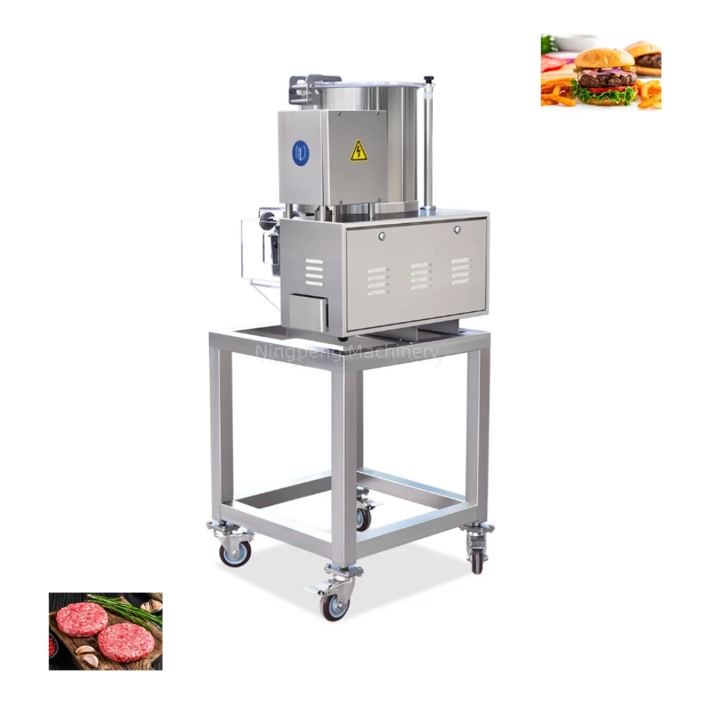 Hamburger Burger Chicken Nugget Press Maker Automatic Jamaican Beef Patty Make Form Mould Machine Price