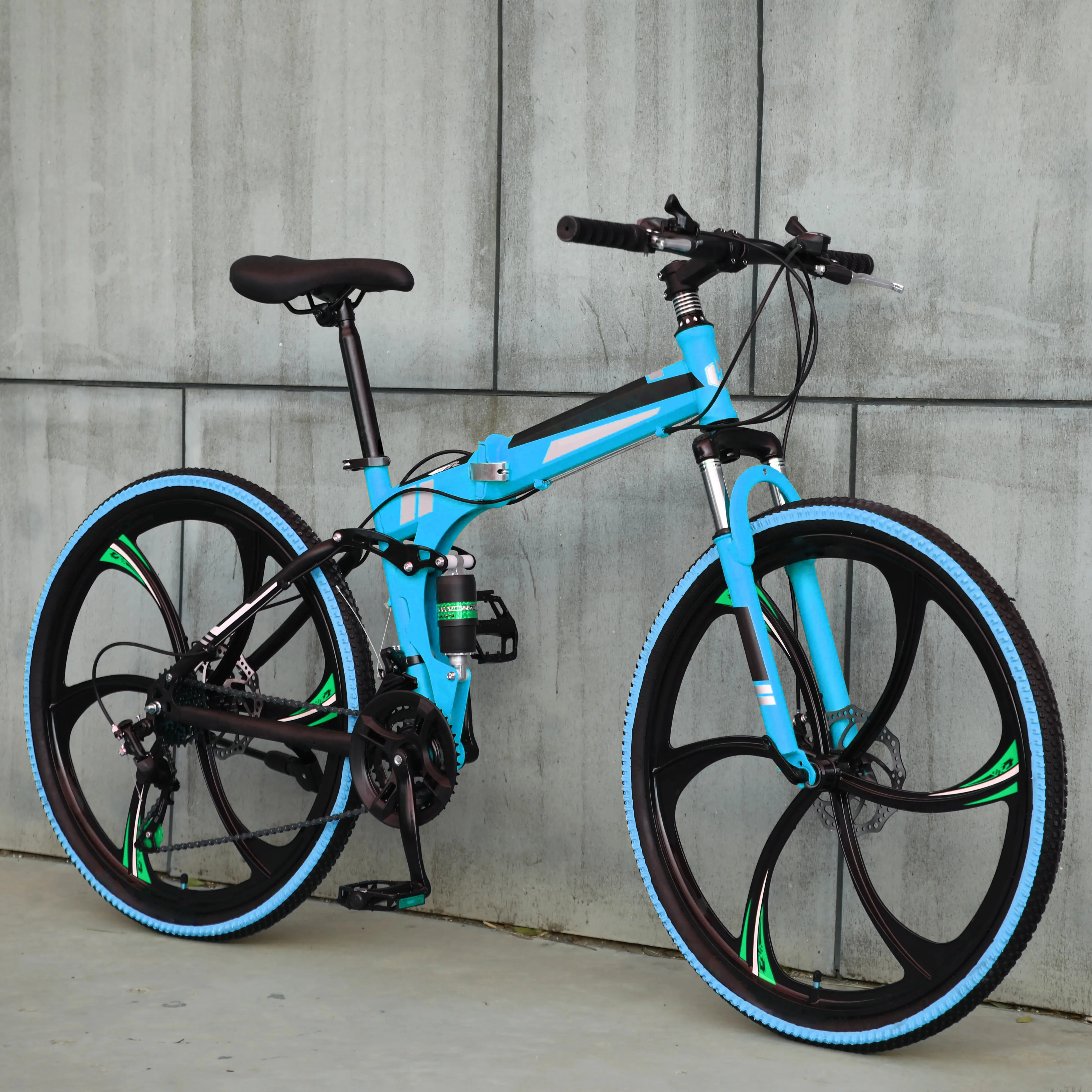 Wholesale Folding Bicycle 24 26 27.5 29 Inch Steel Front Shock Fork Mountain Bike Down Hill Bicicletas