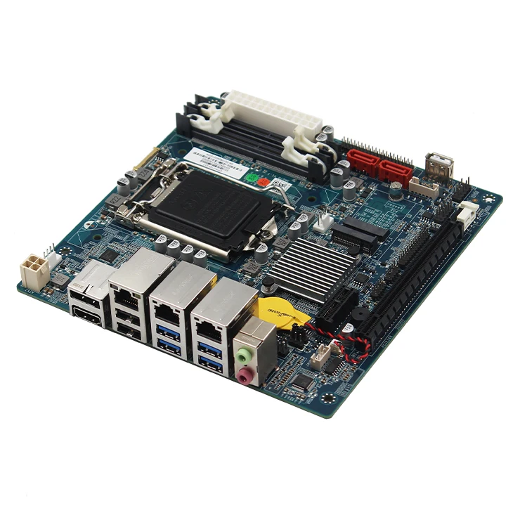 Maxtang Motherboards HDMI DP Displays DDR4 32 GB 3xLAN 5xCOM WiFi Expansion Mini ITX Motherboard with H110/B150 Chipset