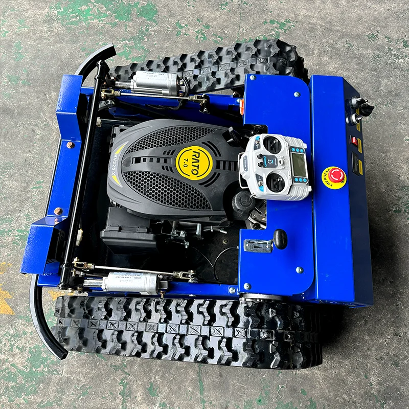 China automatic mini flail robot bush mower diesel lawn mower