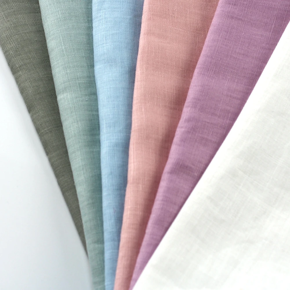 Pure natural 100 % linen fabric for garment (60638256703)