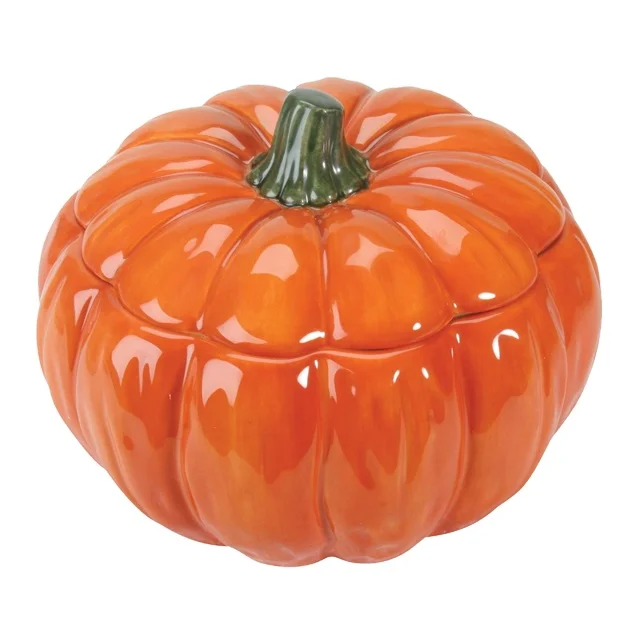 Wholesale Custom  kitchen ware Handmade Ceramic Custom Cute Pumpkin Soup Tureen With Lid