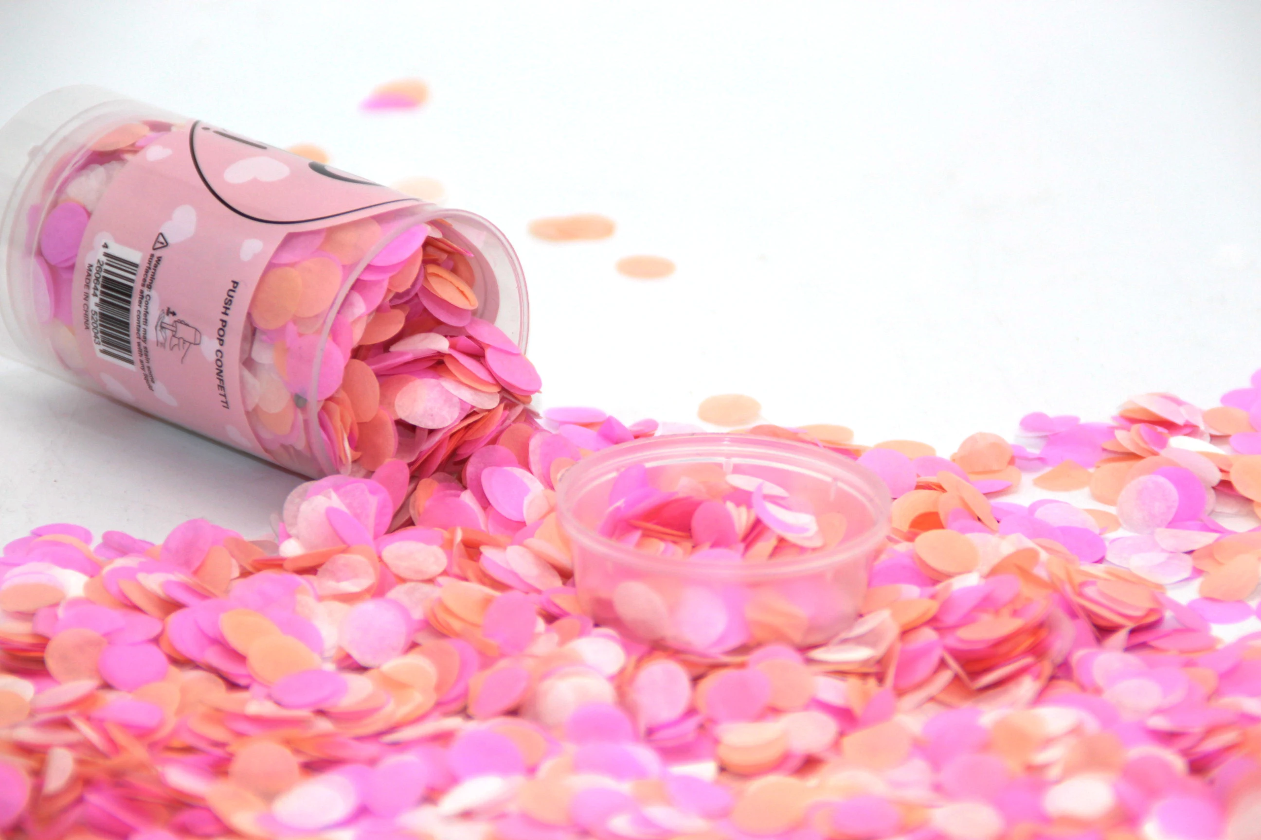 Wholesale Eco-friendly gender reveal Push Pop confetti popper Manufacturers