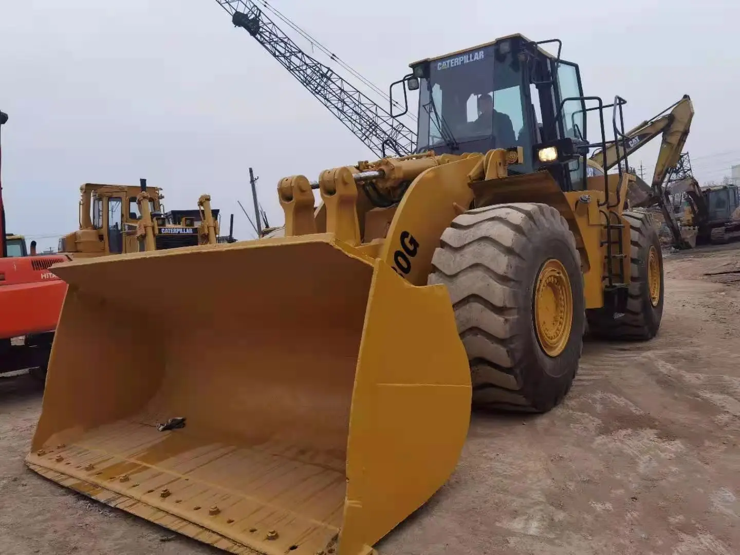 Б/у фронтальный погрузчик CAT 980G по низкой цене/Землеройная техника Caterpillar 980 966 на продажу