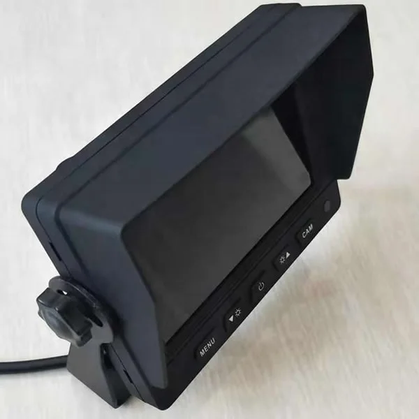 800x480 TFT ЖК-экран 5 дюймов автомобиля зеркало заднего вида монитор 2 канальный видео CVBS сигнала и 1 аудиовход с дистанционным управлением кронштейн