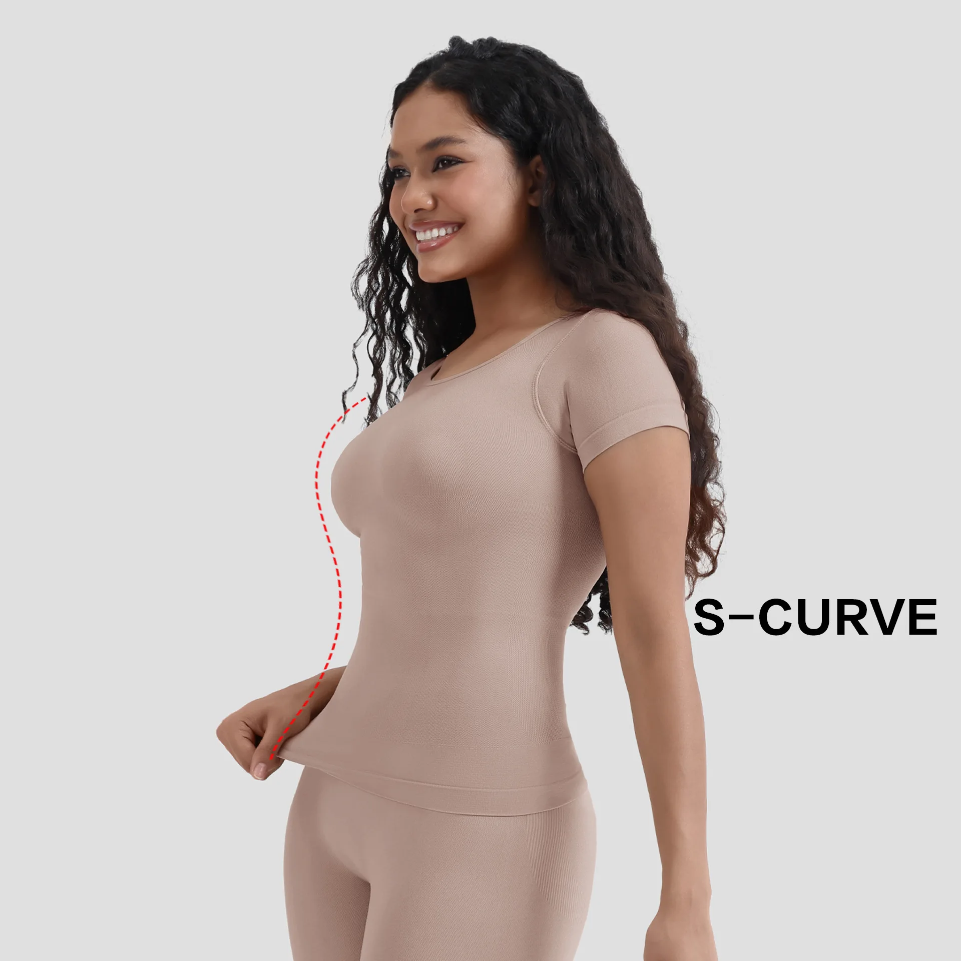 New Fashion Tummy Control Tops Seamless High Compression Shapewear for Women