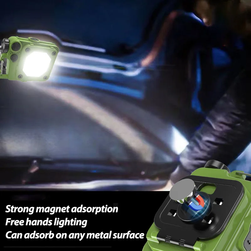 Mini Work Light Torch Small Pocket EDC Mini Keychain Flashlight For Camping