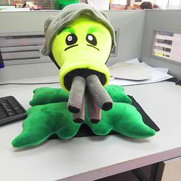 
Plants vs Zombies Kawaii Plants Pea Shooter Plush Doll Soft Stuffed Toys Game Figure 