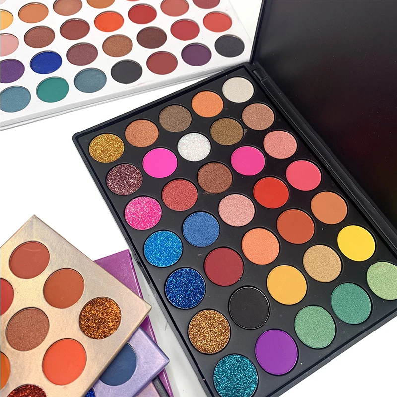 New Arrival 76 Color Eye Shadow Super Pigmented Eyeshadow Palette Private Label Custom Eyeshadow Palette