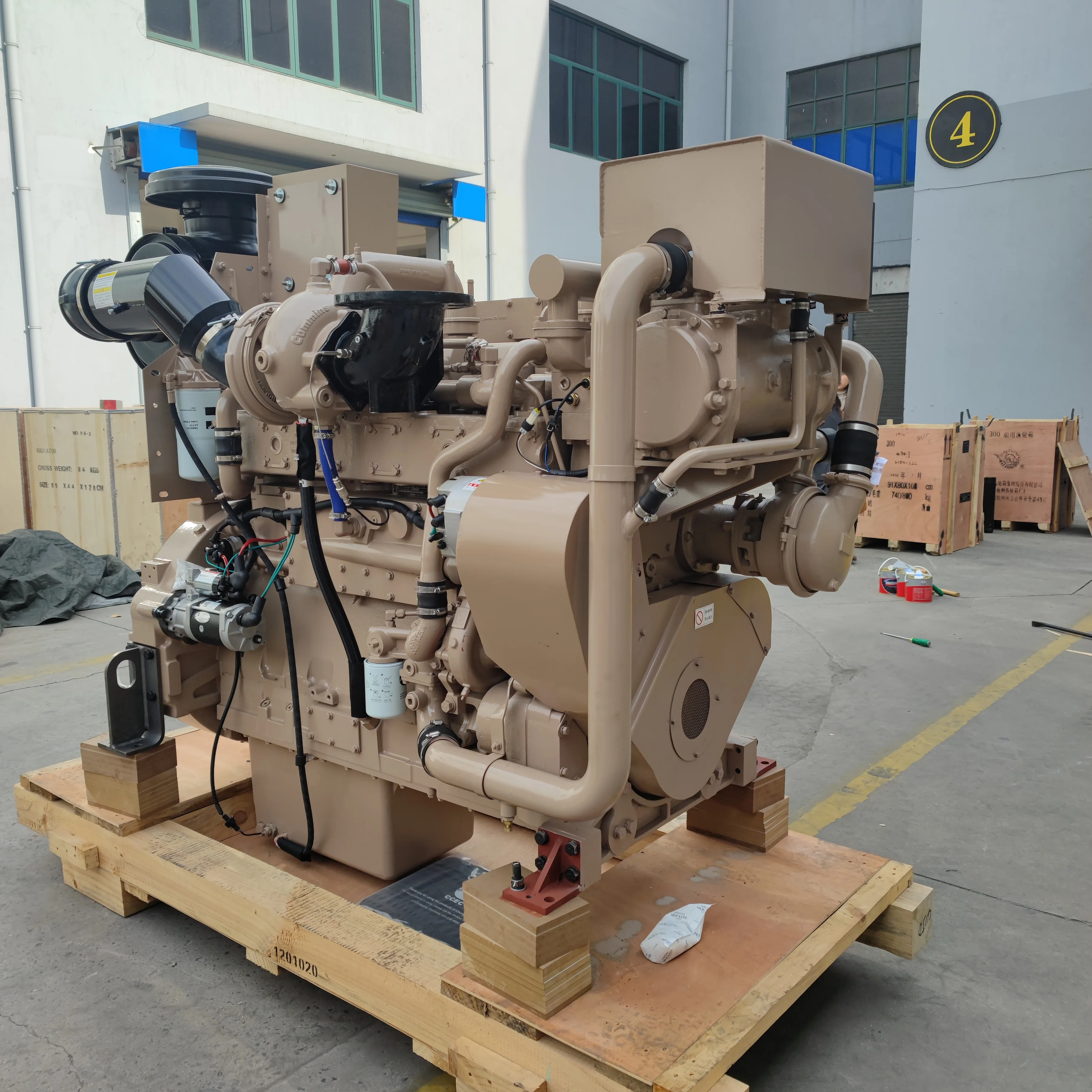 Original Boat Engines 600HP 1800 rpm KTA19-M600 outboard marine diesel engines for sale