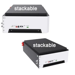 High Capacity Deep Cycle 48v 100ah lifepo4 stack battery hv battery for solar system energy storage