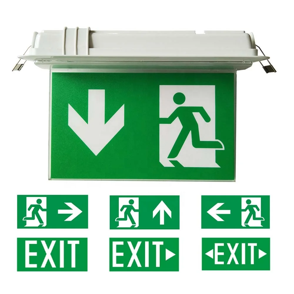 Factory Customized Emergency Exit Indicator Floor Escape Exit Evacuation Indicator with 3 years wrranyu 3 hours opetation