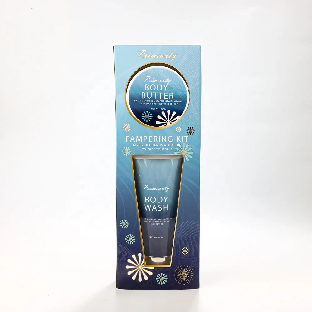 new product fashion high quality bath shower set bath and body care set body wash body butter bath set