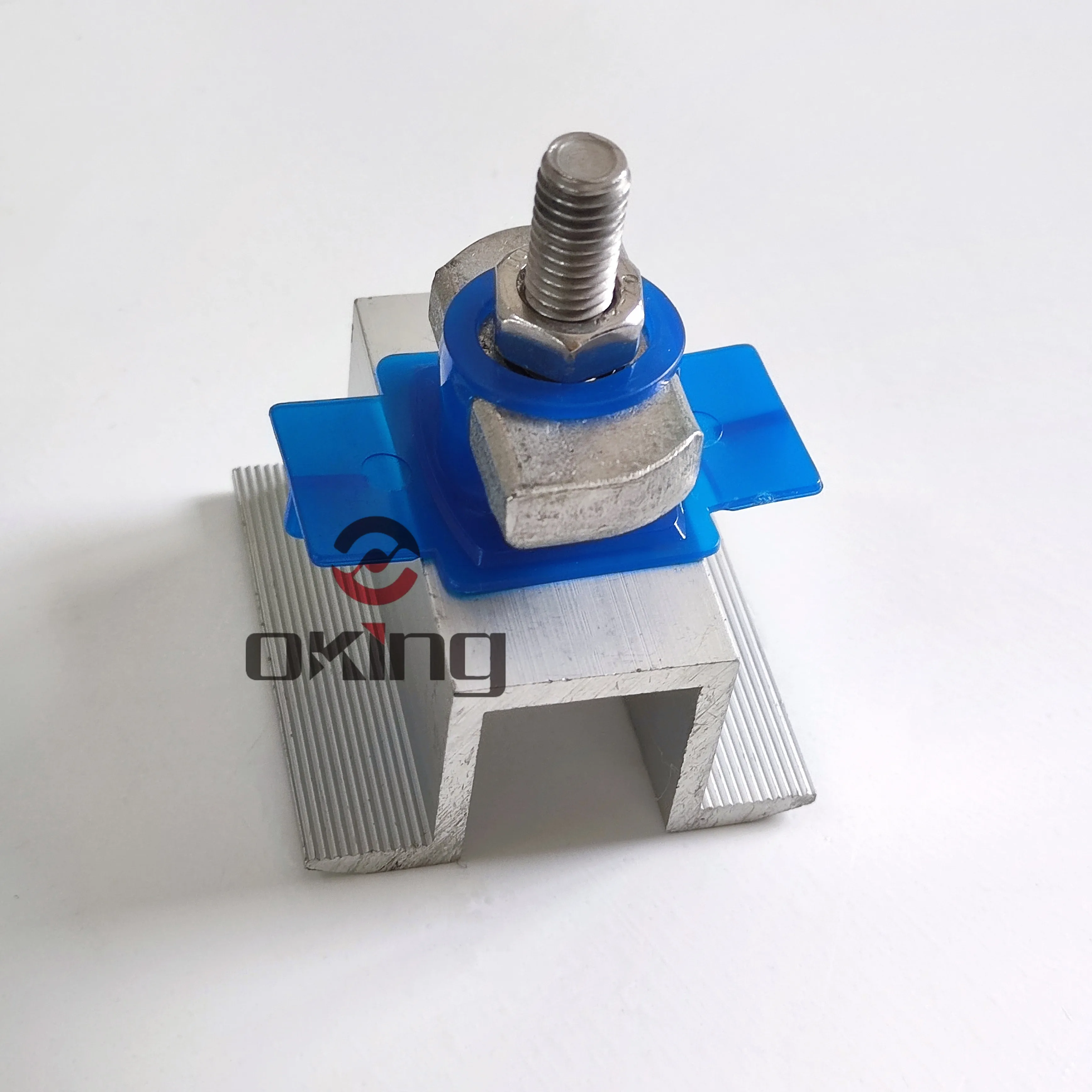 aluminium alloy pv brackets mid and end clamp for solar panel mounting system