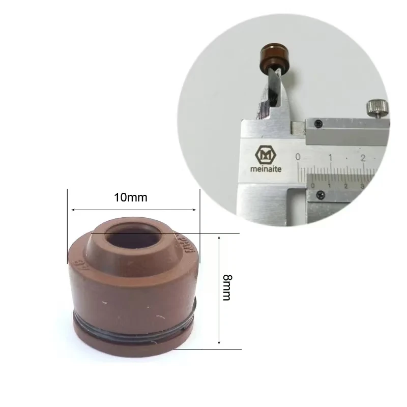 Motorcycle Engine Parts Intake & Exhaust Valve Stem Oil Seal For Suzuki RMZ250 4T AN400 BURGMAN 2007-2020 2021 2022 2023