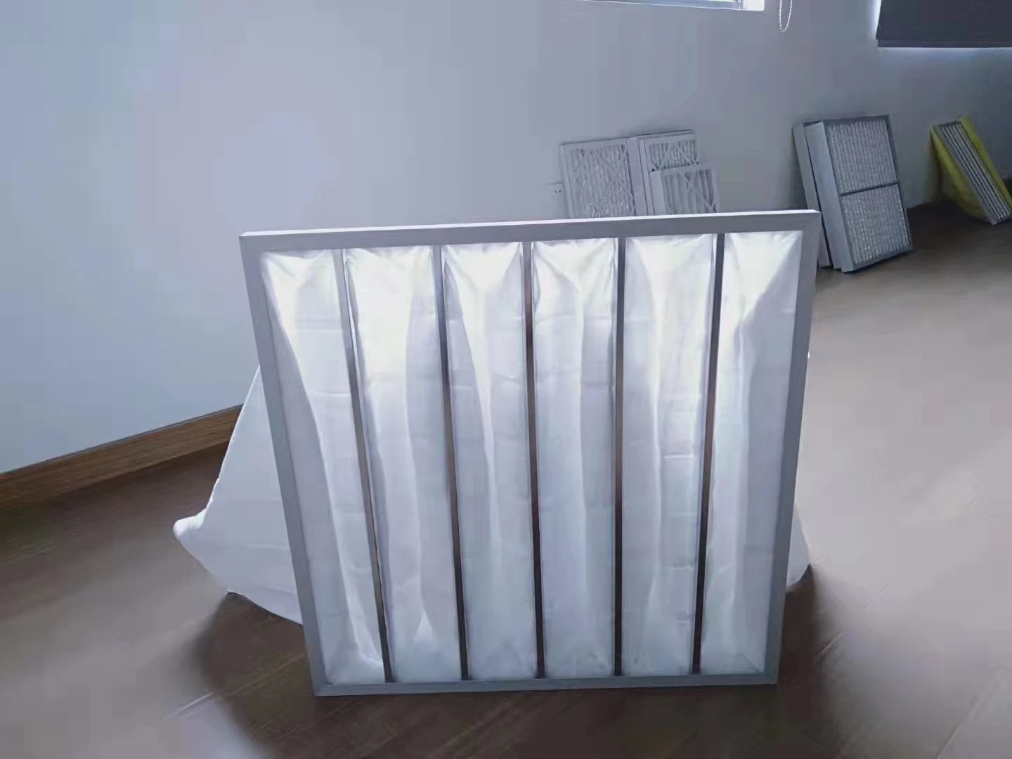 Huatai Air Filter F5 F6 Synthetic Fiber Pocket Filter With Aluminum Frame Filter Bag