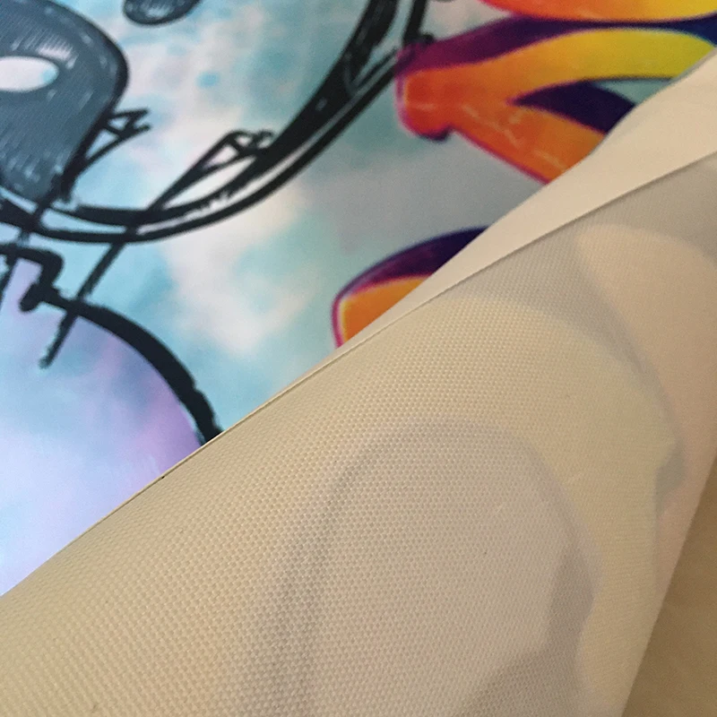 customized  Cotton fabric banner oil painting high resolution digital printing canvas banner