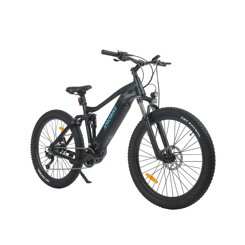 9 Speed 36V 48V 500W 1000W 14AH LCD display Full Suspension Hidden Battery Ebike Electric City Bike