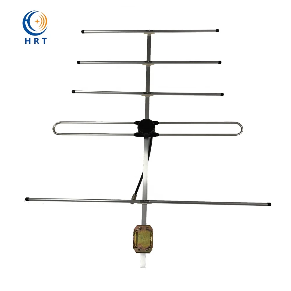FM/HM/VHF 70~138MHz/ 134~173MHz  outdoor 5 elements 9 dbi Yagi communication antenna