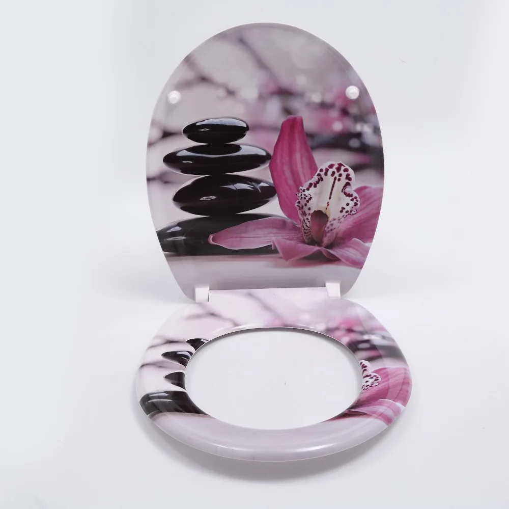 High Quality Easy-Installation European Style Color U-Shaped Waterproof Toilet Seat Cover