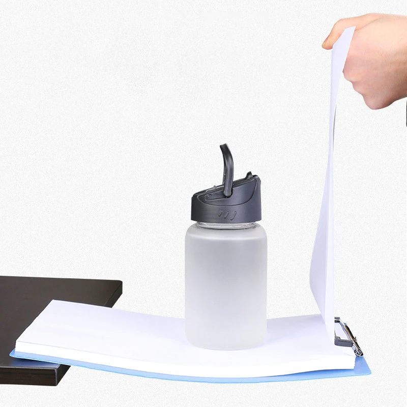 Custom Logo Design Clear Writing Folio Plastic Foldable Clip Board A4 Office Letter Pad Paper Small Clipboard A4 Clip Board