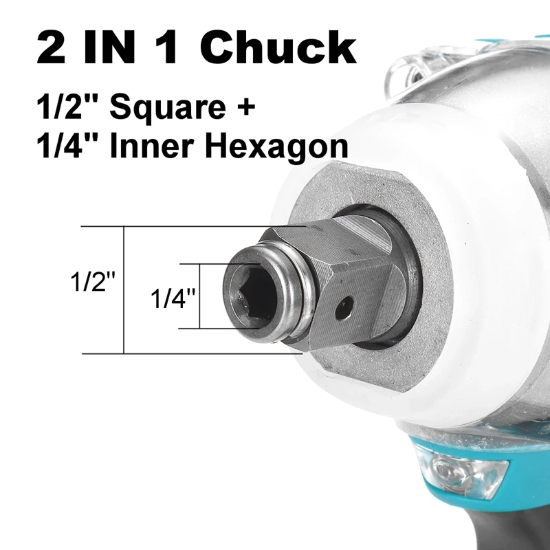 520N.m 1/2 Socket Dual Purpose wrench cordless impact power wrenches Electric
